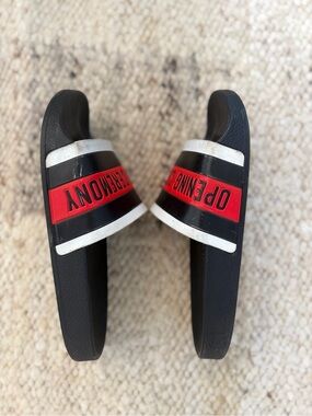 OPENING CEREMONY | 38 / 7.5 | Ace Slide Pool Lightweight Minimalist Logo Sandal
